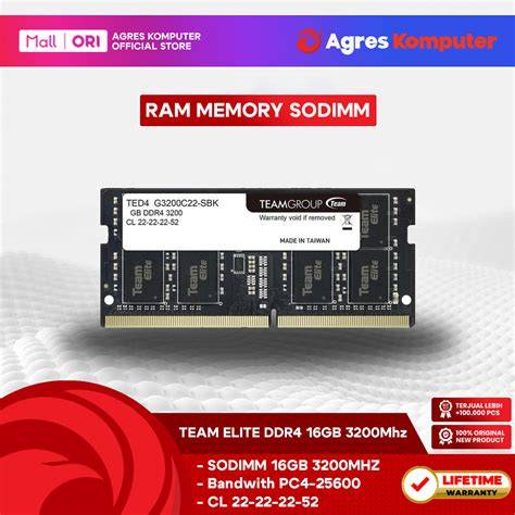 Jual Ram 16gb Ddr4 3200mhz Sodimm Murah - Harga Terbaru 2026 - raincitystudios.com