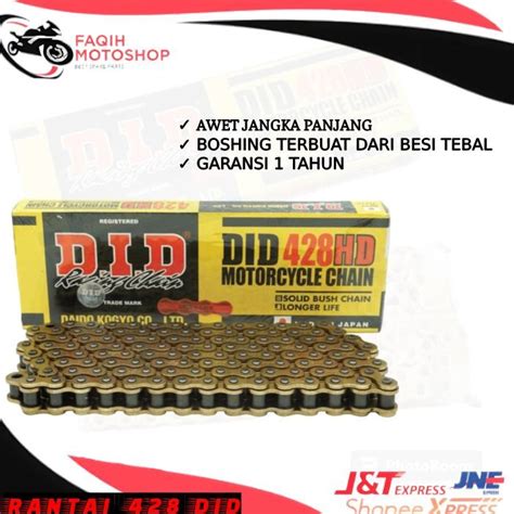 Jual Rantai Did 428 Hd Terlengkap - Harga Murah Februari - raincitystudios.com