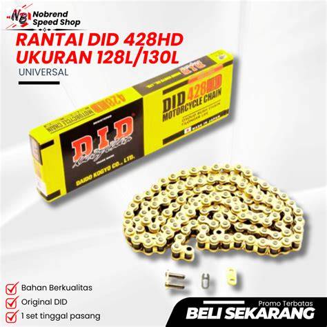Jual Rantai Did 428Hd Terlengkap - Harga Murah Maret 2026 - raincitystudios.com