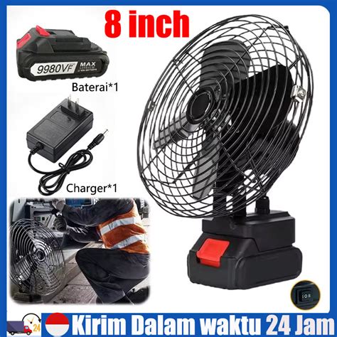 Jual READY Stok DECKER Kipas angin nirkabel baterai lithium 8 inci ... - wintechmobiles.com