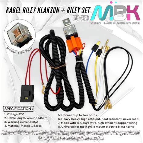 Jual Relay Set Klakson Terlengkap - Harga Murah Maret 2026 - raincitystudios.com