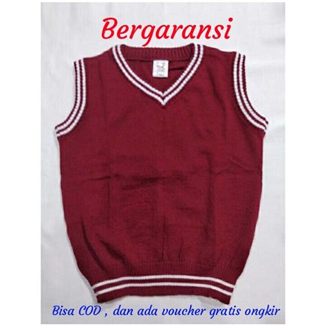 Jual Rompi Rajut Sekolah Model & Desain Terbaru - muktibox.com