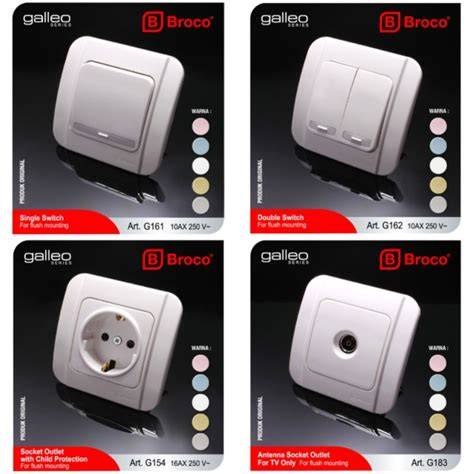 Jual Saklar Broco Terbaik - Harga Murah Maret 2026 & Cicil 0% - raincitystudios.com