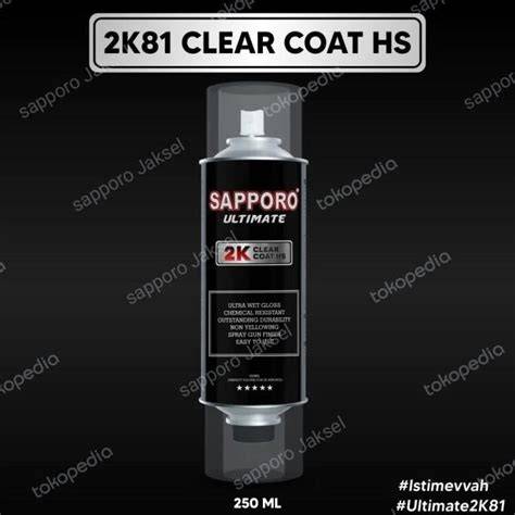 Jual Sapporo Ultimate Clear Coat Murah & Terbaik - Harga - raincitystudios.com