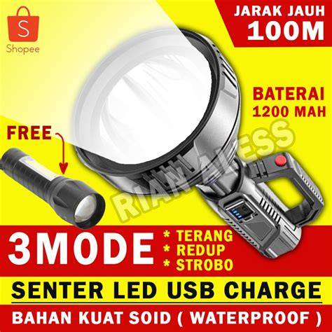 Jual Senter Led Paling Terang Murah & Terbaik - raincitystudios.com