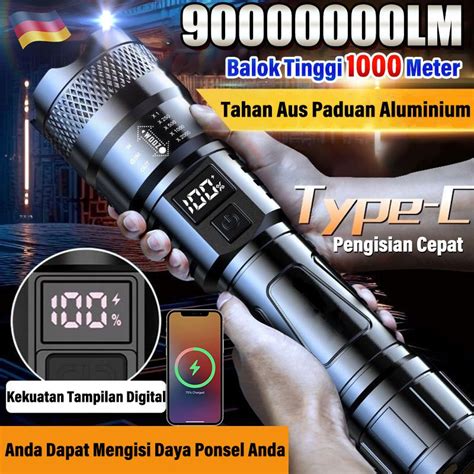 Jual Senter Paling Terang Terlengkap & Harga Terbaru Maret 2026 ... - raincitystudios.com