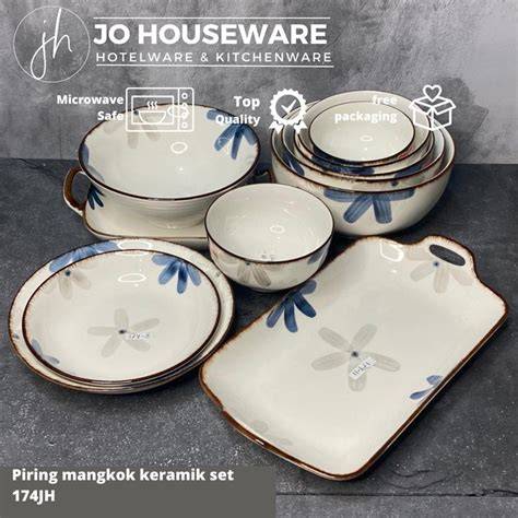 Jual Set Alat Makan Keramik Terbaru - Harga Murah - raincitystudios.com