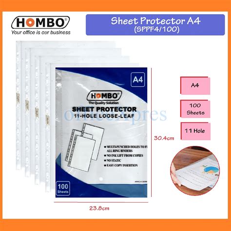 Jual Sheet Protector A4 / Document Protector / Plastik Sleeves 100 ... - muktibox.com