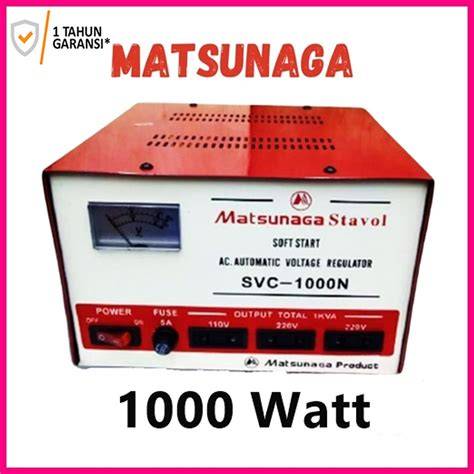 Jual Stabilizer Matsunaga 1000 Terbaru - Harga Murah Maret - raincitystudios.com
