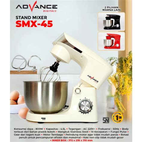 Jual Stand Mixer Advance Smx Terlengkap - Daftar Harga Februari … - raincitystudios.com