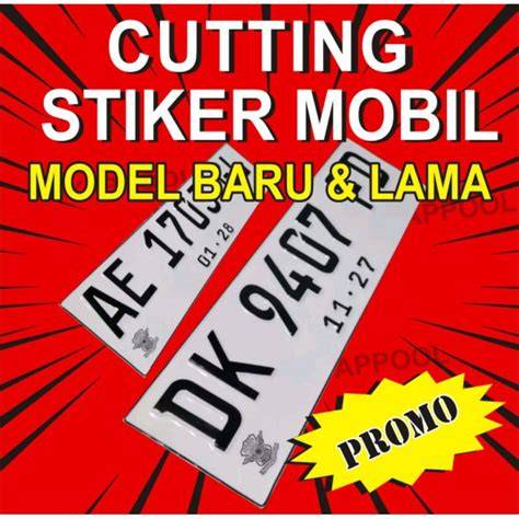 Jual Sticker Plat Nomor Mobil Terlengkap - Harga Murah Maret 2026 ... - raincitystudios.com