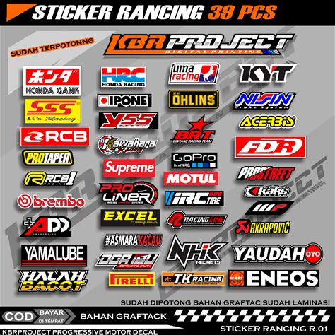 Jual Stiker Sticker Motor Terlengkap - Harga Murah Maret ... - raincitystudios.com