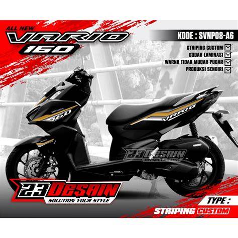 Jual Striping Vario 160 Murah - Harga Terbaru 2026 - raincitystudios.com