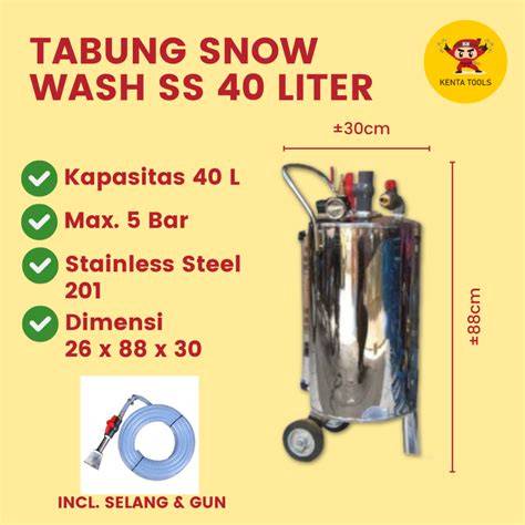 Jual Tabung Snow Wash Terlengkap - Harga Murah Maret 2026 - raincitystudios.com