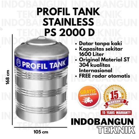 Jual Tandon Air Profil Terbaik - Harga Murah Maret 2026 & Cicil 0% - raincitystudios.com