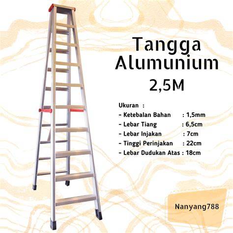 Jual Tangga 2 5 Meter Terbaik - Harga Murah Maret 2026 & Cicil 0% - raincitystudios.com