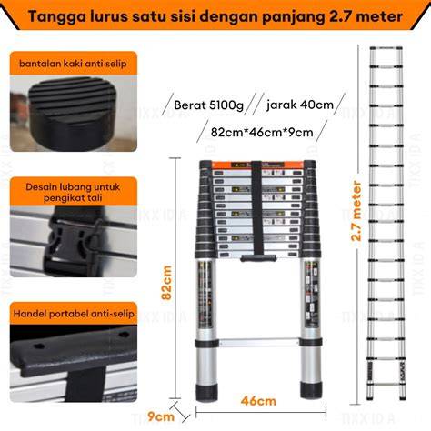 Jual Tangga Teleskopik Terbaik - Harga Murah Maret 2026 & Cicil 0% - raincitystudios.com