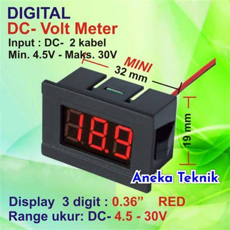 Jual Voltmeter Digital Terlengkap & Harga Terbaru Maret 2026 - raincitystudios.com