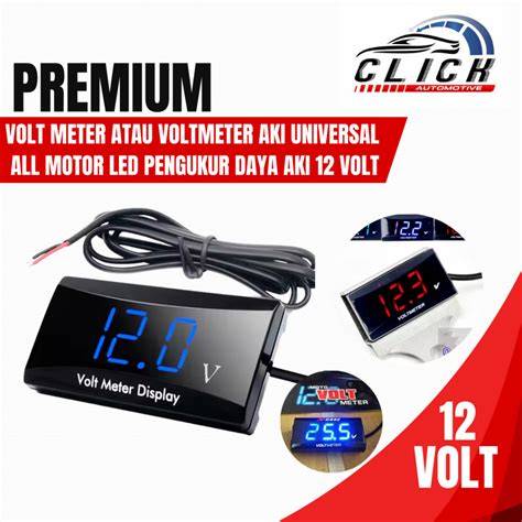 Jual Voltmeter Mobil Digital Terlengkap - Harga Murah Februari 2026 ... - raincitystudios.com