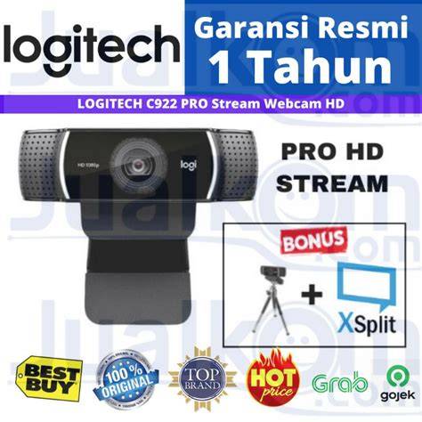 Jual Webcam Logitech C922 Pro Stream Terbaru - Harga Murah - raincitystudios.com