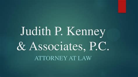 JUDITH KENNEY LIMITED - The Law Society