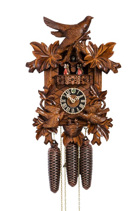 JUNG SIEGER COMPANY LIMITED.- - Wooden engraving cuckoo clock…