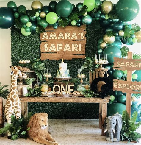 JUNGLE SAFARI THEMED BIRTHDAY DECORATION …