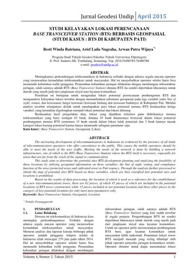 Jurnal Geodesi Undip April 2015 - Neliti - wintechmobiles.com