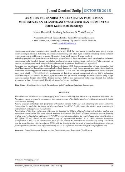 Jurnal Geodesi Undip Oktober 2015 - Diponegoro University - wintechmobiles.com