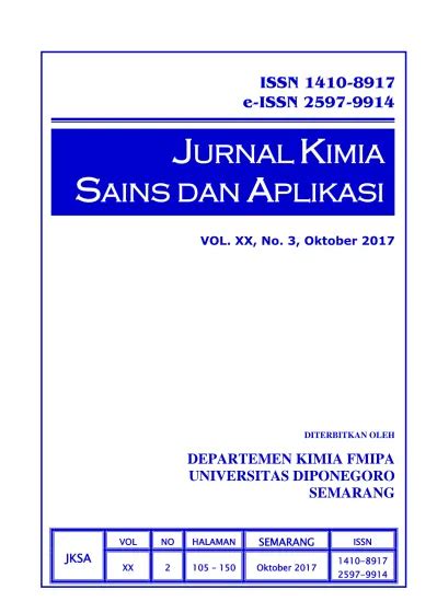 Jurnal Kimia Sains dan Aplikasi - Diponegoro University - wintechmobiles.com