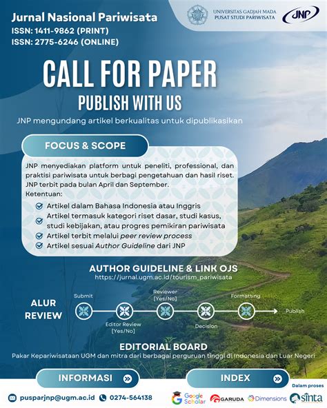Jurnal Nasional Pariwisata - Universitas Gadjah Mada - wintechmobiles.com