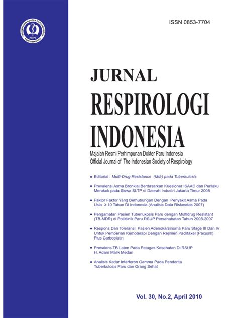Jurnal Respirologi Indonesia - muktibox.com