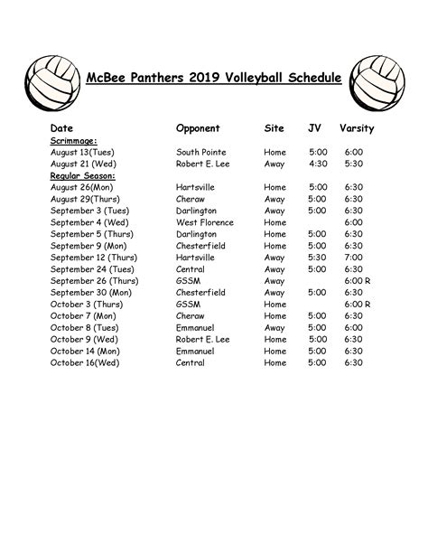 JV Schedule - Hale Ray Noises (Moodus, CT) JV Volleyball 22-23