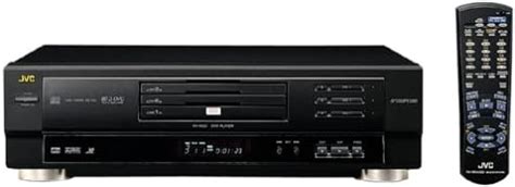 JVC XVM50BK 3-Disc Triple Tray DVD Player, Black