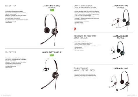 Jabra Headset Manual