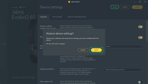 Jabra direct.  Configure Jabra device settings for the specific needs of your or...