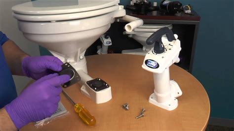 Jabsco Electric toilet repair - YouTube