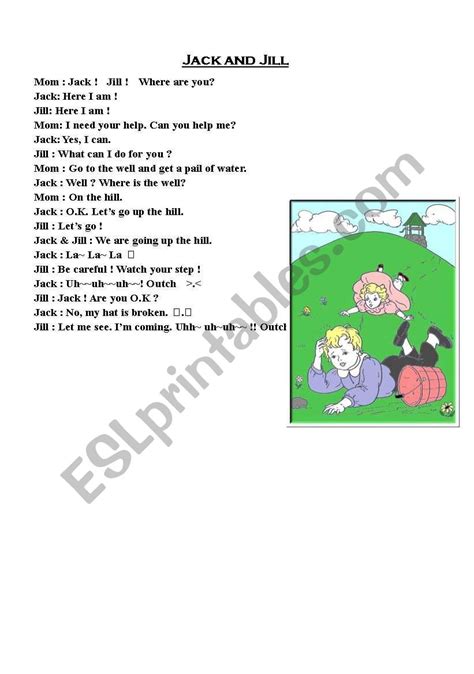 Jack And Jill Script