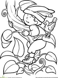 Jack Beanstalk Coloring Pages