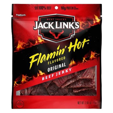 Jack Links Jerky Flamin’ Hot Original - 2.65oz : Target