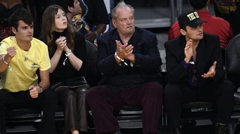 Jack Nicholson watches on courtside as LA Lakers dominate Memphis Grizzles to end series