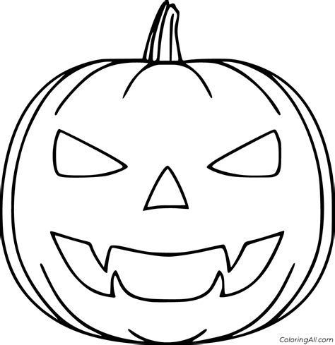 Jack O Lantern Outline Printable