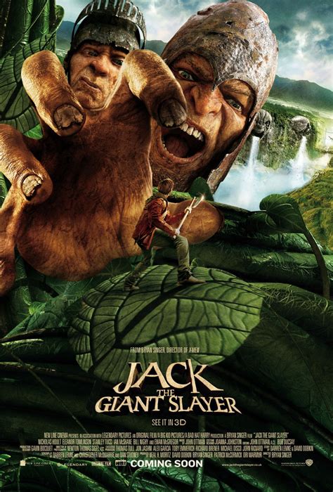 Jack and giant movie. Jack the Giant Slayer (originally titled Jack the Giant Killer) is a 2013 fantasy action adventure film, starring Nicholas Hoult, Ewan McGregor, Stanley Tucci, Ian McShane and Bill Nighy.It is directed by Bryan Singer and written by Christopher McQuarrie.. In this film based on the folk tale Jack and the Beanstalk, a young farm boy is given a bunch of … 