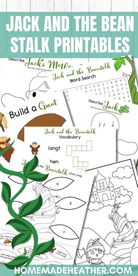 Jack and the Beanstalk Free Printables and Activities