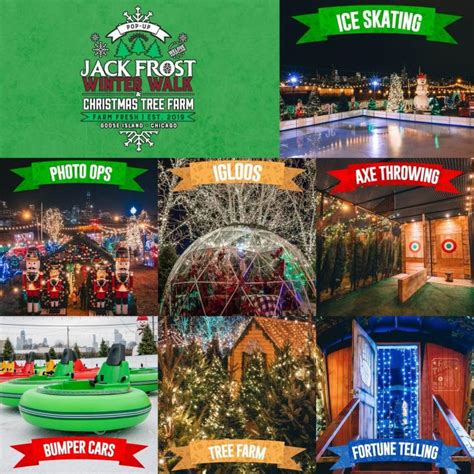 The same team behind Jack’s Pumpkin Pop-Up has returned to their 2-acre spot in the historic Goose Island for a 100% outdoor Christmas extravaganza of equal flamboyance. Jack Frost Winter …. 