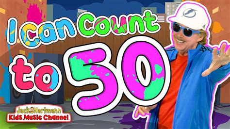 Count backwards from 50. Counting song for kids. Exercise and count with Jack Hartmann and make brain and body connections. Lyrics. Lets count and move your body to the beat. Count by 1s to 50 forward and backward with me. Stretch your arms. 1,2,3,4,5,6,7,8,9,10. Walk in place.. 