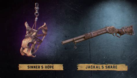 Jackals snare hunt showdown. WINFIELD M1873C VANDAL DEADEYE bears an attached scope, enhancing its ranged capabilities. This increases the weapon's competency at medium range, enabling t... 