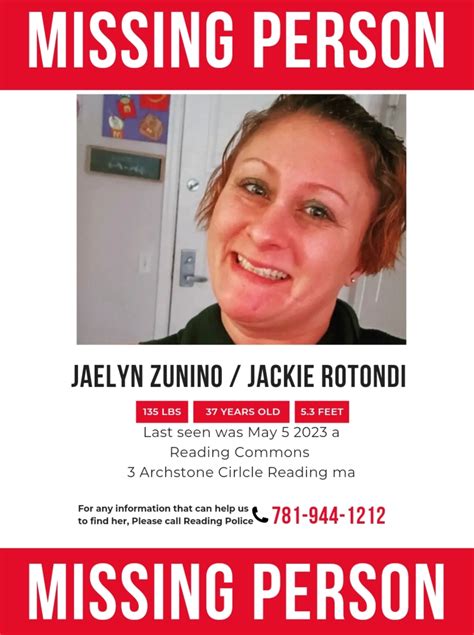 READING, MA — A Reading woman missing since Thursday has been