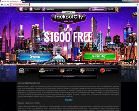 HIGH-END CASINO GAMES AT JACKPOTCITY ONLINE CASINO. $1600. DEPOSIT BONUS. + 10 FREE SHOTS TO WIN $1,000,000 DAILY. Sign Up 1st / 2nd / 3rd / 4th Deposit - Match Bonus up to $400 • 10 daily spins to win a Million • New customers only • Min deposit $10 • Wagering & Terms apply.. 