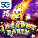  JACKPOT PARTY ™ is a collect-style game on our online casino. Game play features include a chance to unlock 5 FREE GAMES, activate a BONUS GAME, and a chance to win an instant cash prize. Collect a complete set of 5 yellow balloons, 4 green balloons, 3 pink balloons, or 2 blue balloons to win the prizes shown for that set. 
